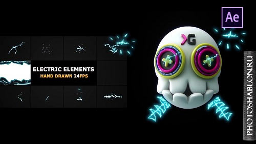 Electric Elements & Transitions 54570 - After Effects Templates