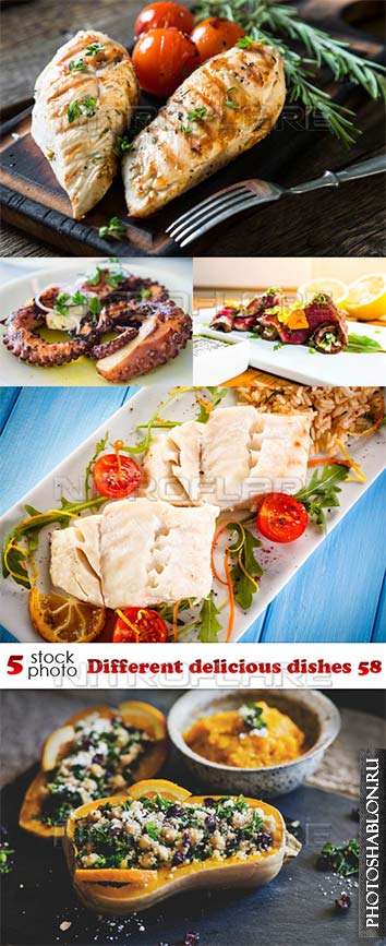 Клипарт, фото HD - Различные вкусные блюда