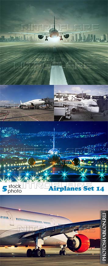 Растровый клипарт, фото HD - Самолеты / Airplanes Set 14