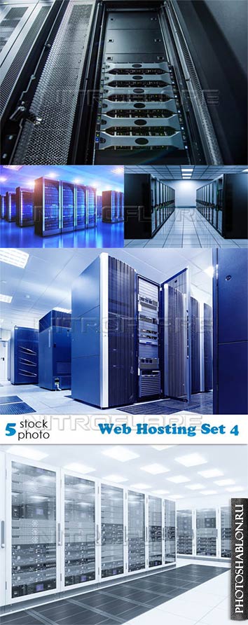 Растровый клипарт, фото HD - Веб-хостинг / Web Hosting Set 4