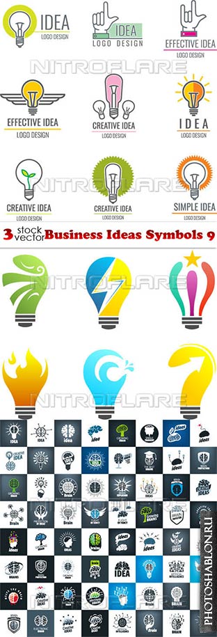 Vectors - Business Ideas Symbols 9