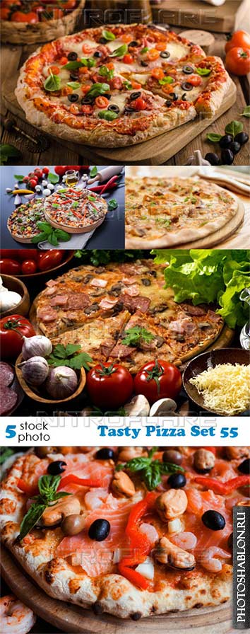 Растровый клипарт, фото HD - Вкусная пицца / Tasty Pizza Set 55
