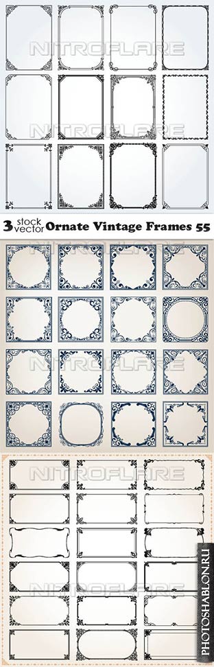 Vectors - Ornate Vintage Frames 55