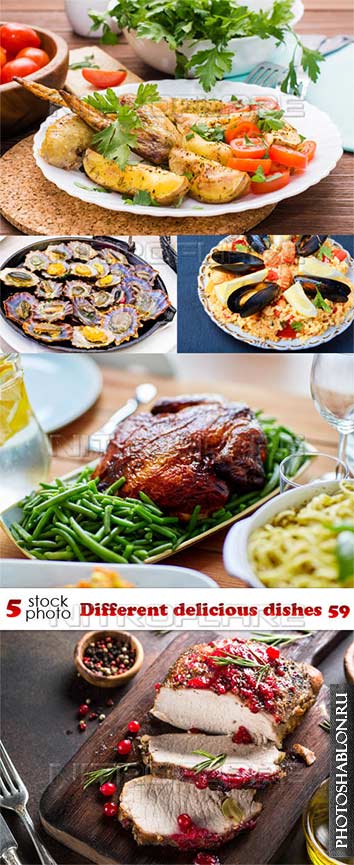 Клипарт, фото HD - Различные вкусные блюда