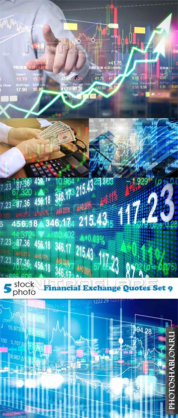 Растровый клипарт - Financial Exchange Quotes Set 9