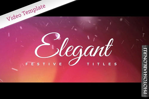 Elegant Festive Titles 2100222 - After Effects Templates