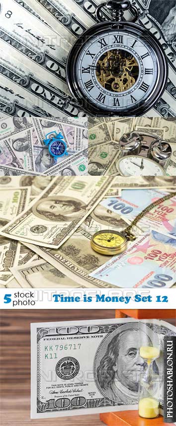 Растровый клипарт - Time is Money Set 12