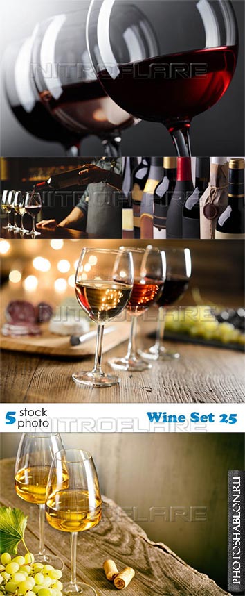 Растровый клипарт, фото HD - Вино / Wine Set 25