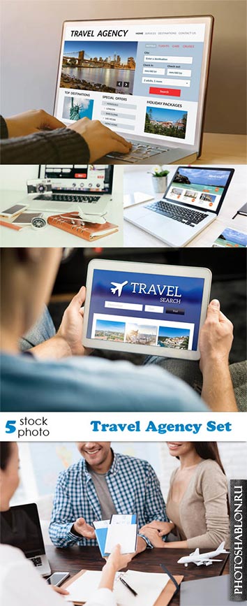 Растровый клипарт - Travel Agency Set