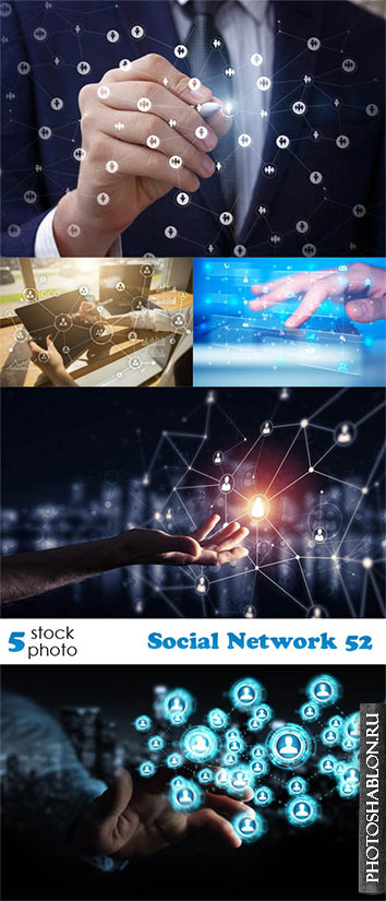Растровый клипарт - Социальные сети / Social Network 52