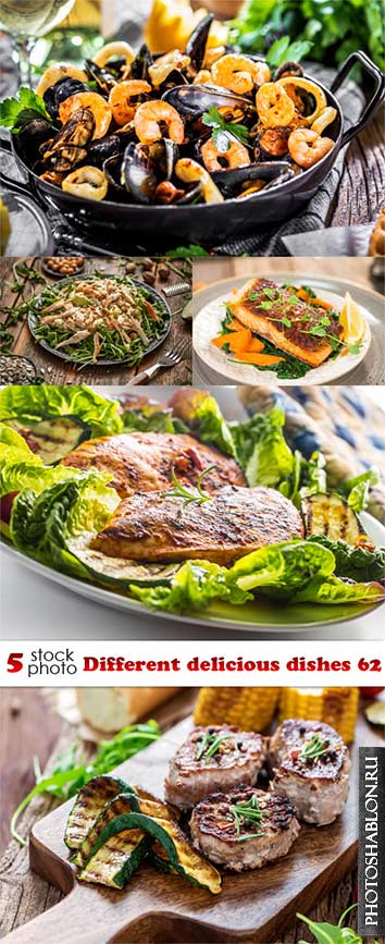 Клипарт, фото HD - Различные вкусные блюда