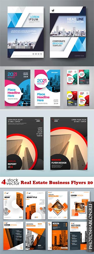 Vectors - Real Estate Business Flyers 20