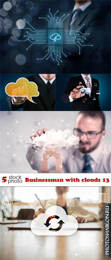 Photos - Businessman with clouds 13