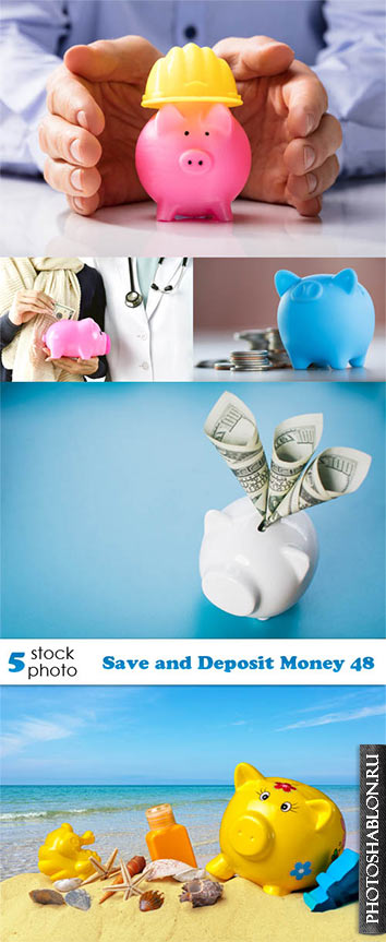 Растровый клипарт - Save and Deposit Money 48