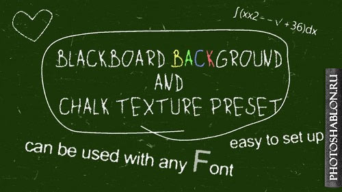 Chalk Board Preset 65128 - After Effects Templates