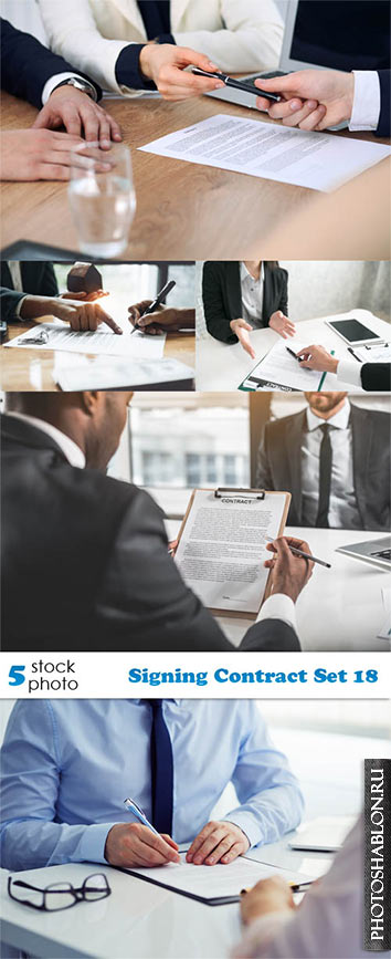 Растровый клипарт, фото HD - Подписание контракта / Signing Contract