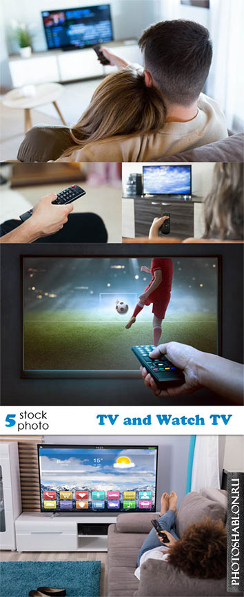 Растровый клипарт - TV and Watch TV