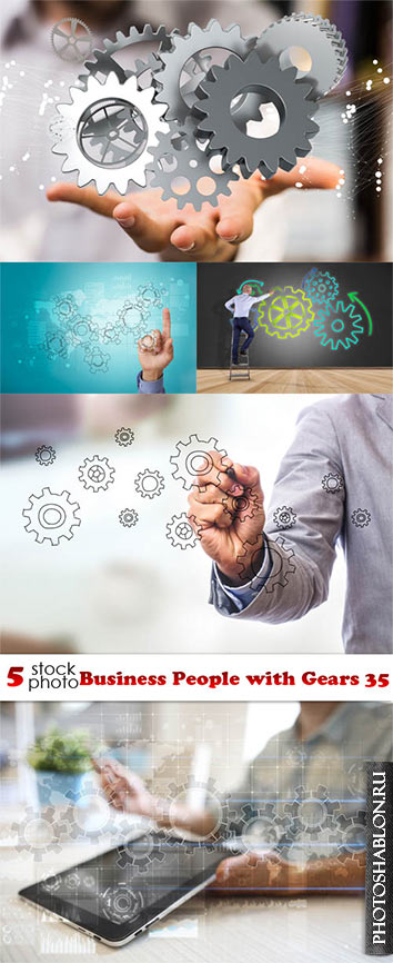 Photos - Business People with Gears 35