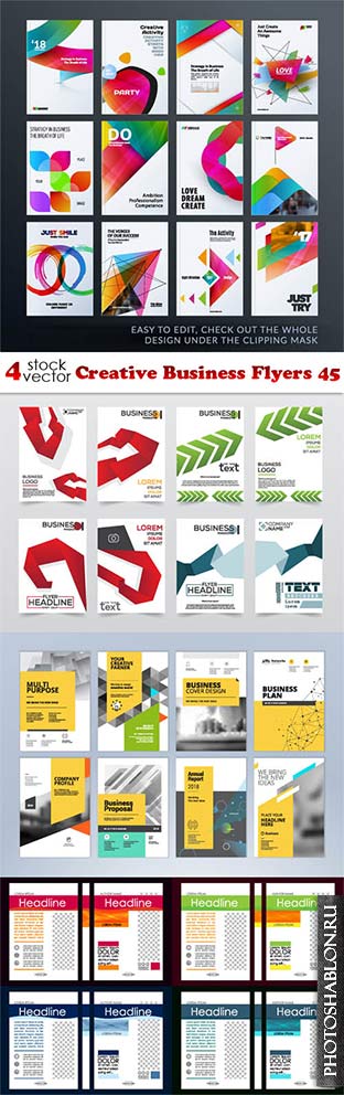 Vectors - Creative Business Flyers 45