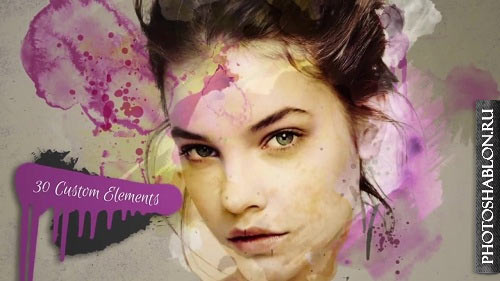 Watercolor & Paint Drip Package - After Effects Templates