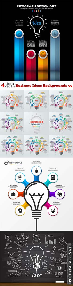Vectors - Business Ideas Backgrounds 55