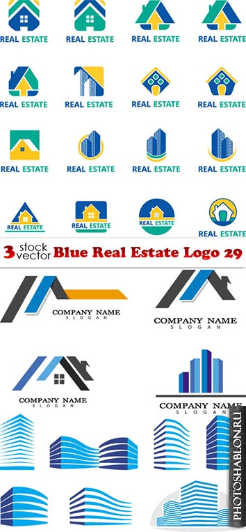 Vectors - Blue Real Estate Logo 29