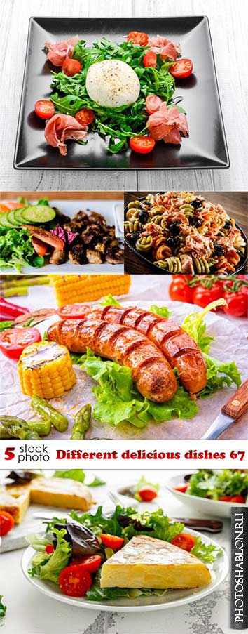 Клипарт, фото HD - Различные вкусные блюда