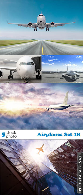 Растровый клипарт, фото HD - Самолеты / Airplanes Set 18