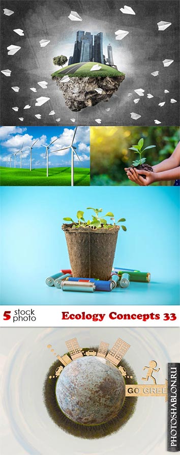 Растровый клипарт - Экология / Photos - Ecology Concepts 36