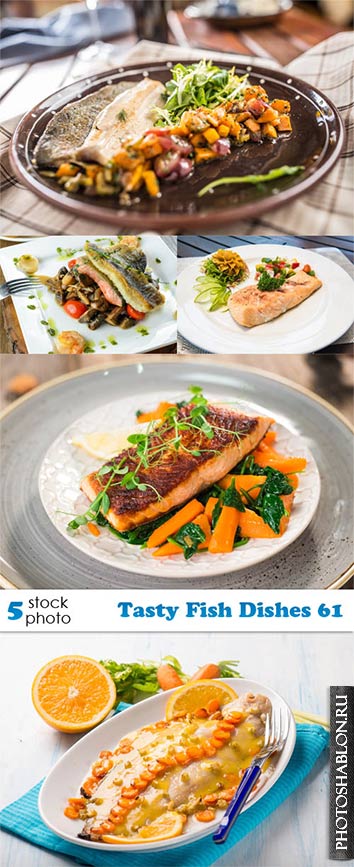 Растровый клипарт - Вкусные рыбные блюда / Tasty Fish Dishes 61