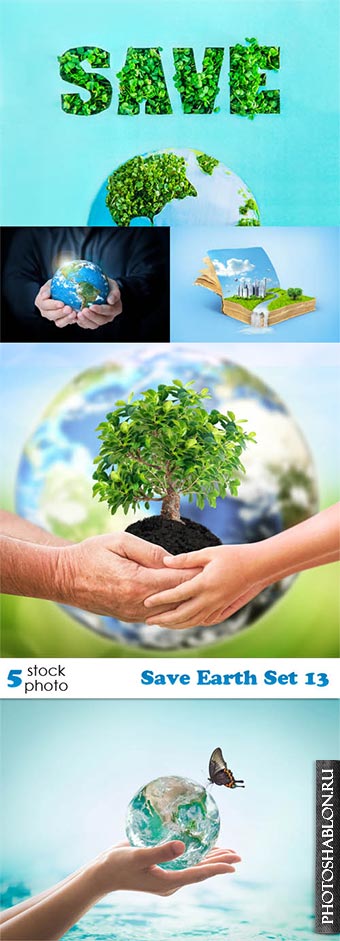 Растровый клипарт - Сохранить Землю / Save Earth Set 13