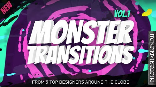 Monster Transitions - Add Ons for After Effects (Videohive)