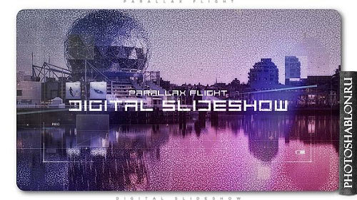 Digital Flight Parallax Slideshow - Project for After Effects