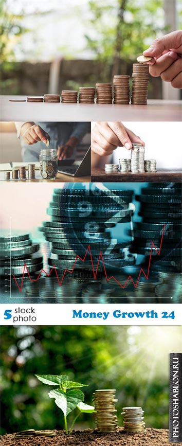 Растровый клипарт - Деньги / Money Growth 24