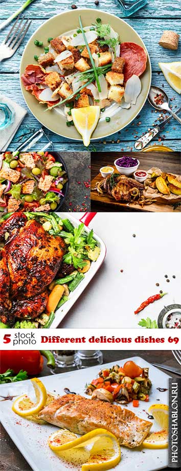 Клипарт, фото HD - Различные вкусные блюда