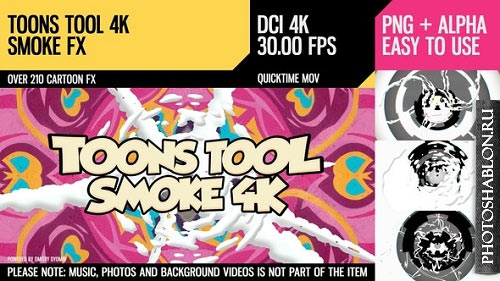 Toons Tool 4K (Smoke FX) - Motion Graphic (Videohive)