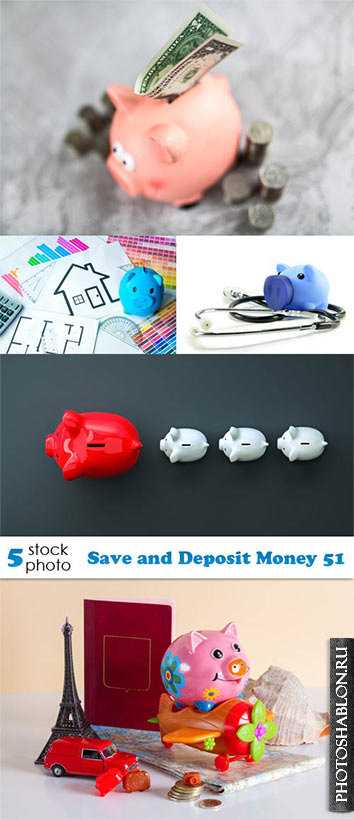 Растровый клипарт - Деньги / Save and Deposit Money 51