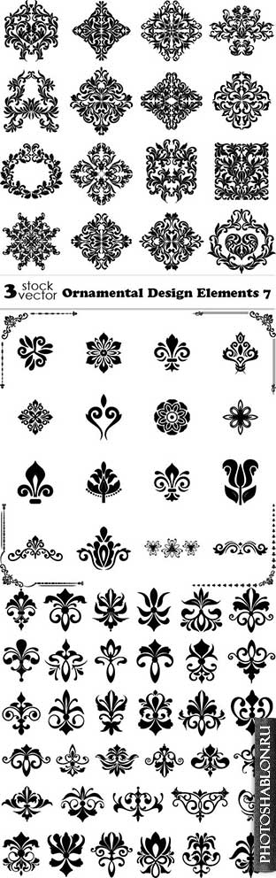 Vectors - Ornamental Design Elements 7