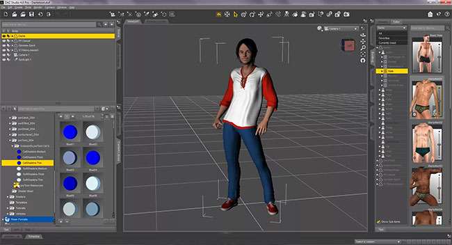 3D моделирование в программе DAZ Studio